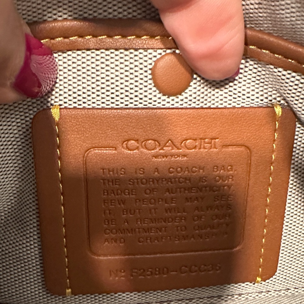 Coach Waverly Maple Brown Crossbody Bag - Picture 8 of 8